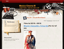 Tablet Screenshot of mexicocinema3.com
